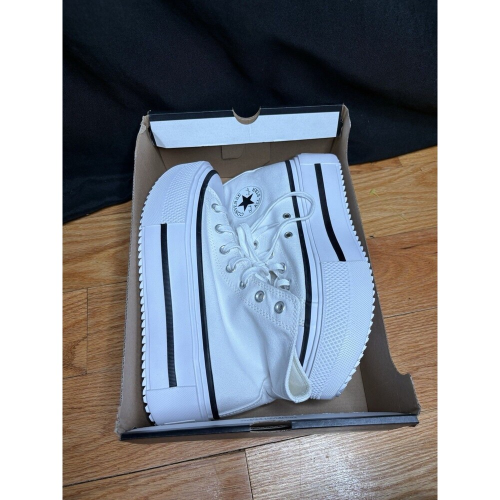 Converse Chuck Taylor All Star Lift Double Stack HI Platform A12976C Womens Sz 9 - Picture 6 of 7